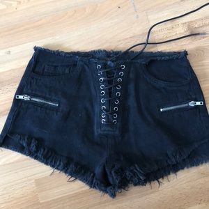 Black shorts